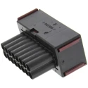 TE Connectivity Junior Power Timer Automotive Connector Female Black Cable 16 Way Crimp Termination 1-963217-1