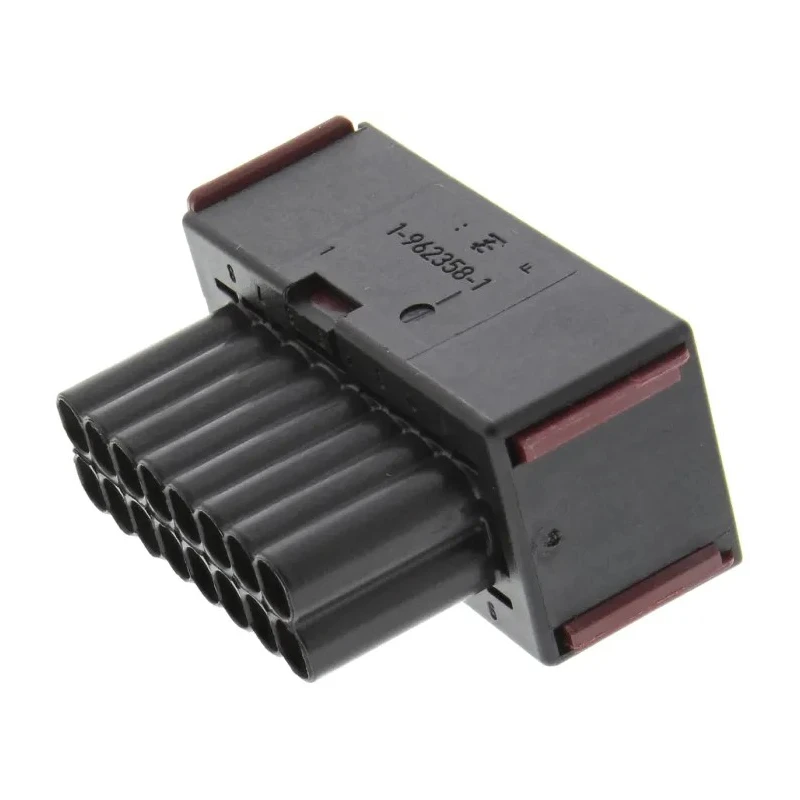 TE Connectivity Junior Power Timer Automotive Connector Female Black Cable 16 Way Crimp Termination 1-963217-1