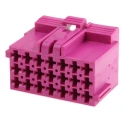 TE Connectivity Junior Power Timer Fibreglass Reinforced Polybutylene Terephthalate Female 21 Way Connector 1-967625-3