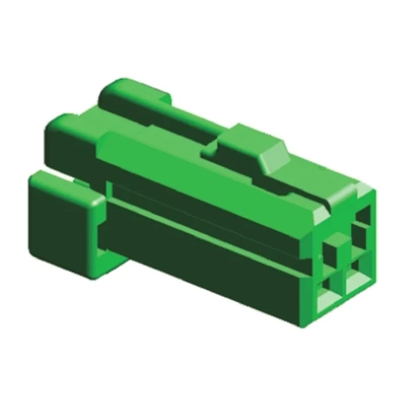 TE Connectivity MULTILOCK 040 Automotive Connector Male Green Cable 2 Way Crimp Termination 174056-4