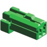 TE Connectivity MULTILOCK 040 Automotive Connector Male Green Cable 2 Way Crimp Termination 174056-4