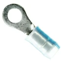 TE Connectivity PIDG Insulated Ring Terminal M4 Stud Size 16 AWG 14 AWG Wire Size Polyvinyl Fluoride Insulation 53417-1