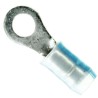 TE Connectivity PIDG Insulated Ring Terminal M4 Stud Size 16 AWG 14 AWG Wire Size Polyvinyl Fluoride Insulation 53417-1