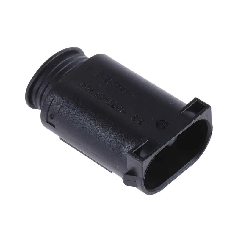 TE Connectivity Micro Quadlok System Automotive Connector Male Natural Cable 6 Way Crimp Termination 1-967587-3