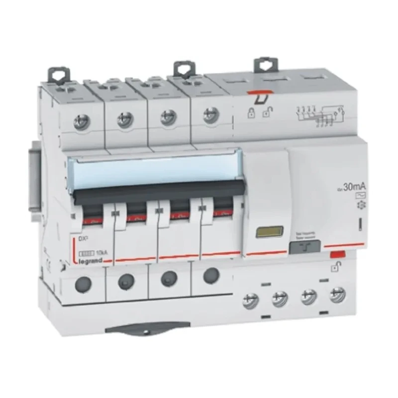 Legrand DX3 Series Residual Current Device 20A 3+N-Pole 30mA Type AC 100kA 400V AC 4 111 87