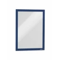 Durable Blue A4 Document Display Polyvinyl Chloride Notice Board 323mm Height 236mm Width 4872-07