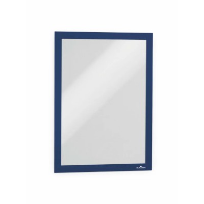 Durable Blue A4 Document Display Polyvinyl Chloride Notice Board 323mm Height 236mm Width 4872-07