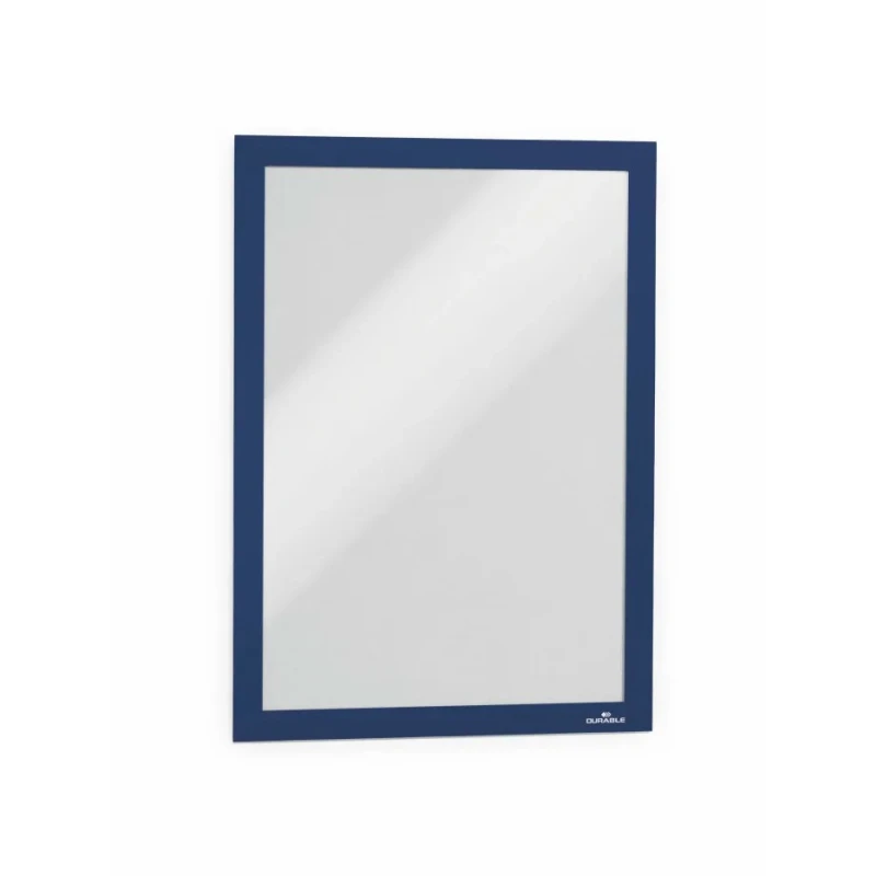 Durable Blue A4 Document Display Polyvinyl Chloride Notice Board 323mm Height 236mm Width 4872-07