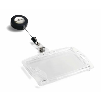 Durable Transparent Polystyrene Name Badge 85mm x 85mm 8224-19
