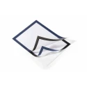 Durable Blue A4 Document Display Polyvinyl Chloride Notice Board 323mm Height 236mm Width 4872-07