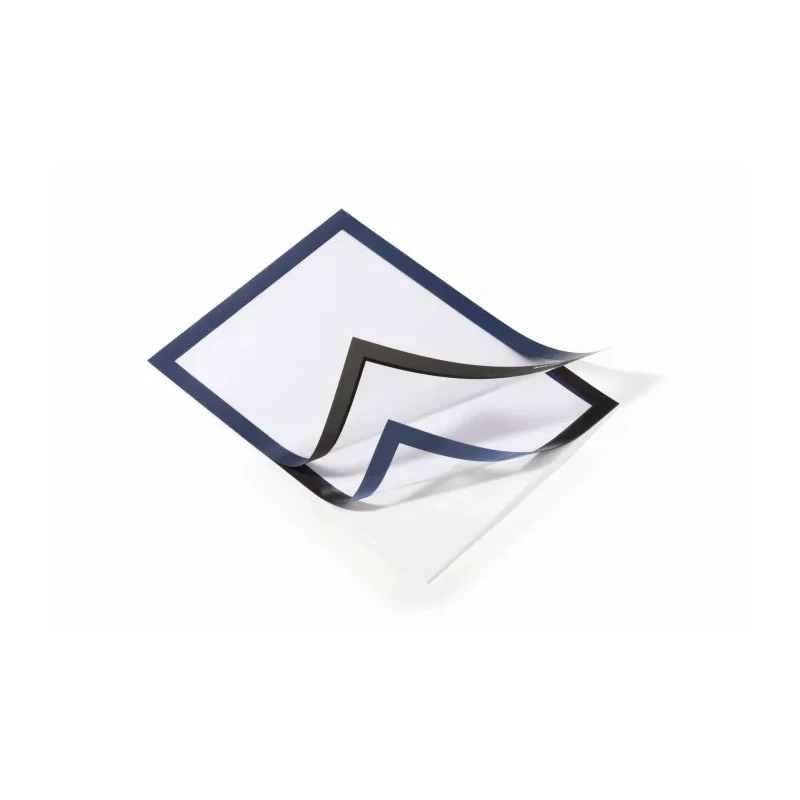 Durable Blue A4 Document Display Polyvinyl Chloride Notice Board 323mm Height 236mm Width 4872-07