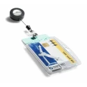 Durable Transparent Polystyrene Name Badge 85mm x 85mm 8224-19