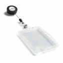 Durable Transparent Polystyrene Name Badge 85mm x 85mm 8224-19