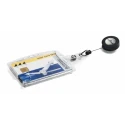 Durable Transparent Polystyrene Name Badge 85mm x 85mm 8224-19