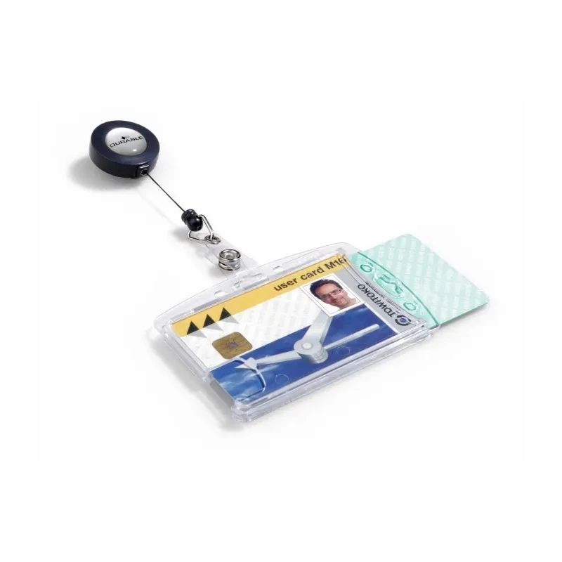 Durable Transparent Polystyrene Name Badge 85mm x 85mm 8224-19