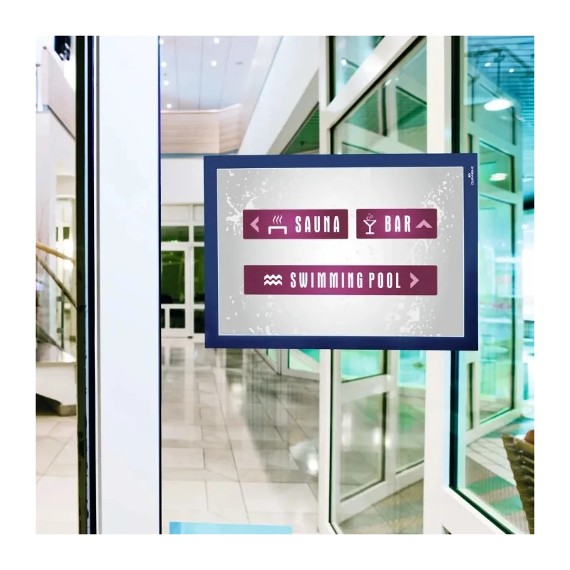 Durable Blue A4 Document Display Polyvinyl Chloride Notice Board 323mm Height 236mm Width 4872-07
