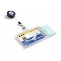 Durable Transparent Polystyrene Name Badge 85mm x 85mm 8224-19