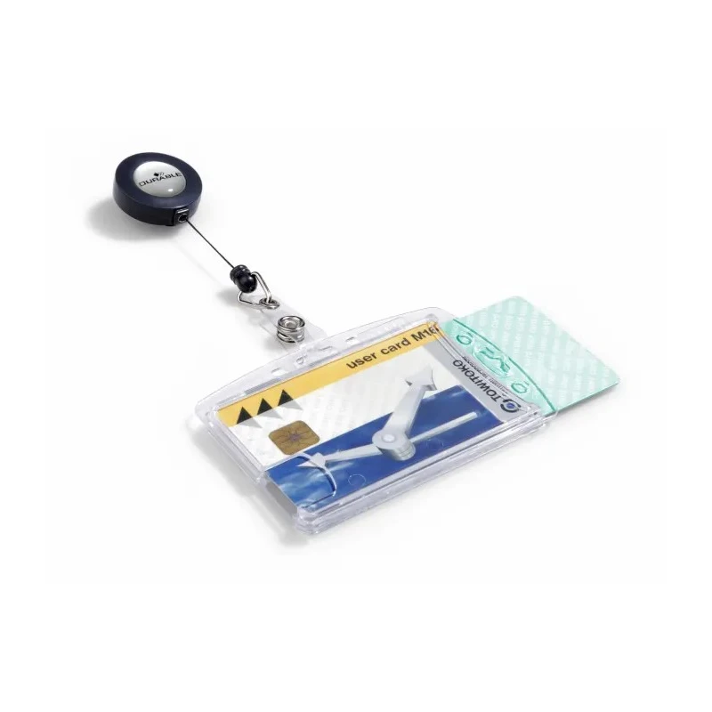 Durable Transparent Polystyrene Name Badge 85mm x 85mm 8224-19