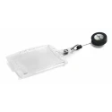 Durable Transparent Polystyrene Name Badge 85mm x 85mm 8224-19