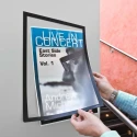 Durable Black A3 Document Display Polyvinyl Chloride Frame 445 mm Height 325 mm Width 4873-01
