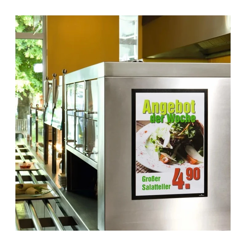 Durable Black A3 Document Display Polyvinyl Chloride Frame 445 mm Height 325 mm Width 4873-01
