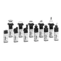 SMC Mechanical Valve EVZM500 Series Handle Control 8 bar Max Operating Pressure G 1/8 Port Size III B Model 