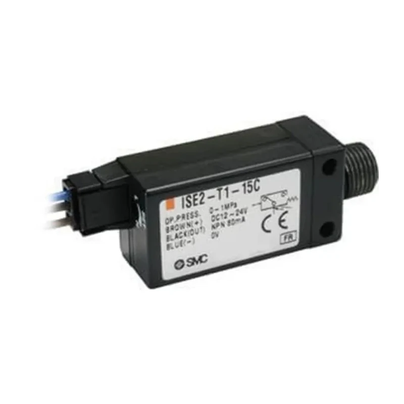 SMC Pneumatic Pressure Sensor 9.7 bar 24V Positive Pressure Female Port 1/8 in G ISE2-01-55CL