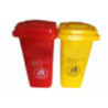 Greenenviro GSS Plastic Waste Bin Material PVC Red & Yellow