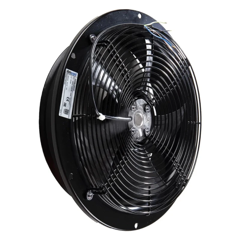 ebm-papst S Series Axial Fan 230V AC 90W 600mA Max Air Flow 2072.8 m³/h IP44 