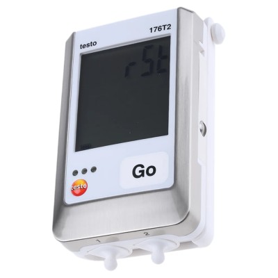 Testo 176-T2 Temperature Data Logger USB 2 Channel, ±0.2°C Accuracy, IP65, Battery Life 8 years 0572 1762