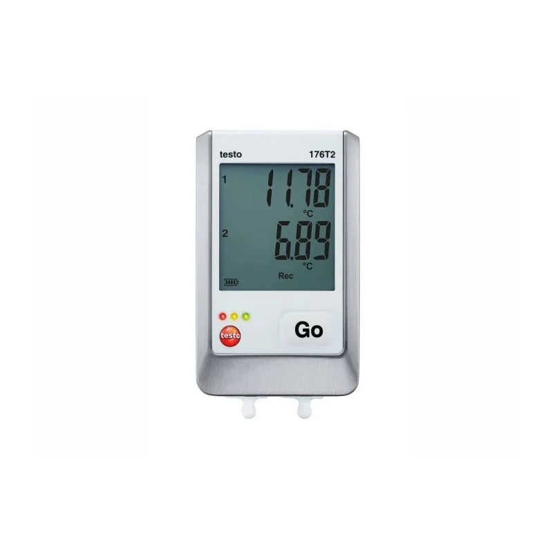 Testo 176-T2 Temperature Data Logger USB 2 Channel, ±0.2°C Accuracy, IP65, Battery Life 8 years 0572 1762