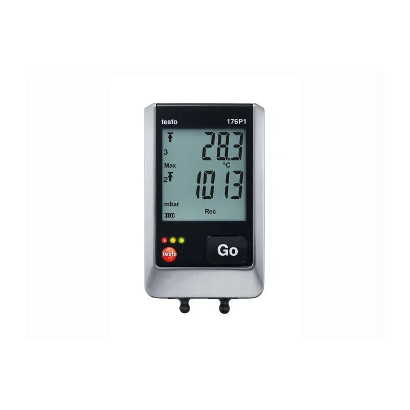 Testo Temperature & Humidity Data Logger, USB, 2 Channel, ±0.2 °C Accuracy, LCD Display, Battery Life 8 Years 0572 1767