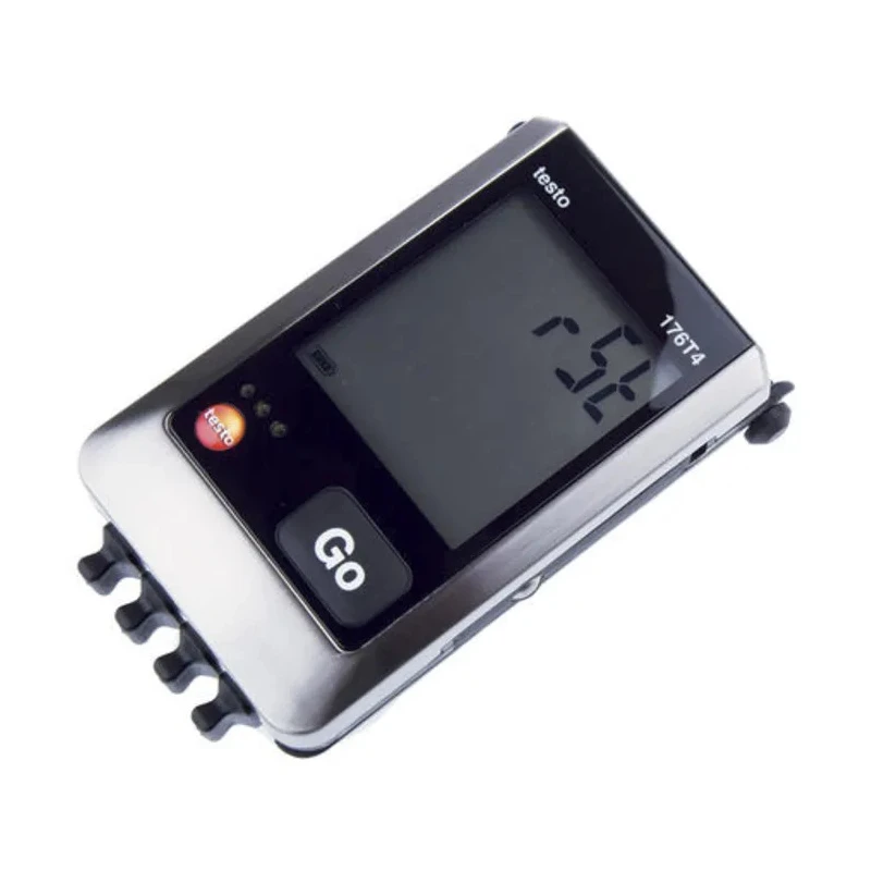Testo 176-T4 Temperature Data Logger USB 4 Channel Metal Housing LCD Display IP54 0572 1764