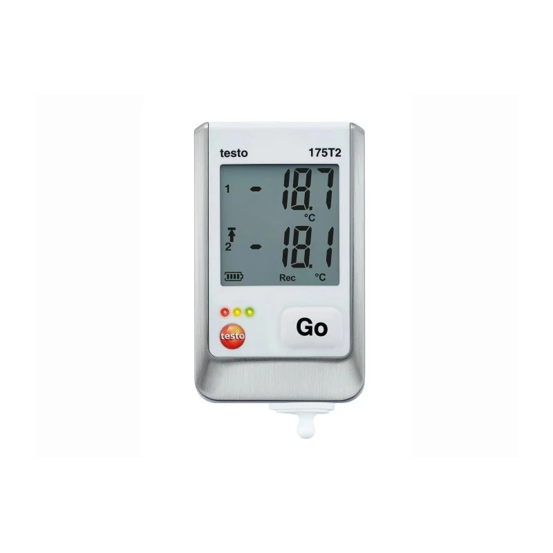 Testo Temperature Data Logger, USB, 2 Channel, ±0.3 °C Accuracy, IP65, Battery Powered, Model 0572 1752