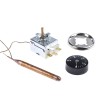 Altecnic Capillary Thermostat, Closes at 0 °C to 40 °C Max, Automatic Reset, SPDT, 16 A, Panel Mount 733-4713