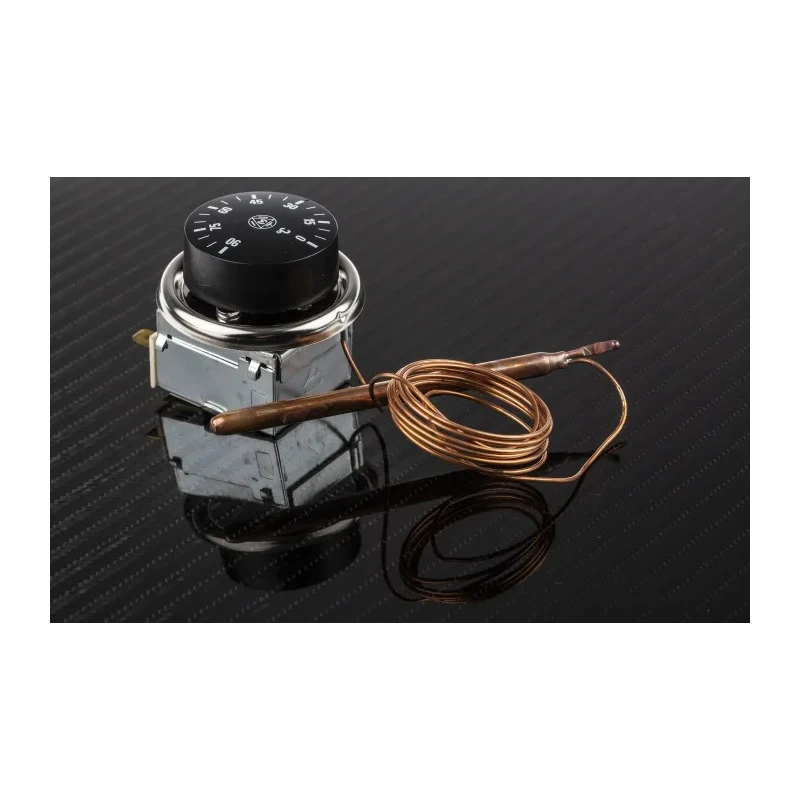 Altecnic Capillary Thermostat, 0°C to 90°C Temperature Range, Automatic Reset, SPDT Contact, 16 A, Panel Mount 733-4723