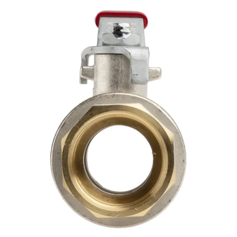 RS PRO Brass Threaded 2-Way Ball Valve BSPP 32 bar 1-1/4 Inch Lever Handle 170°C 733-5145