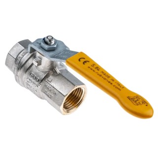 RS PRO Brass Threaded 2-Way BSPP Ball Valve 41.3 bar Maximum Operating Pressure 170°C Maximum Operating Temperature 733-5158