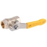 RS PRO Brass Threaded 2-Way BSPP Ball Valve 3/8 Inch 40 Bar Operating Pressure Model 733-5154