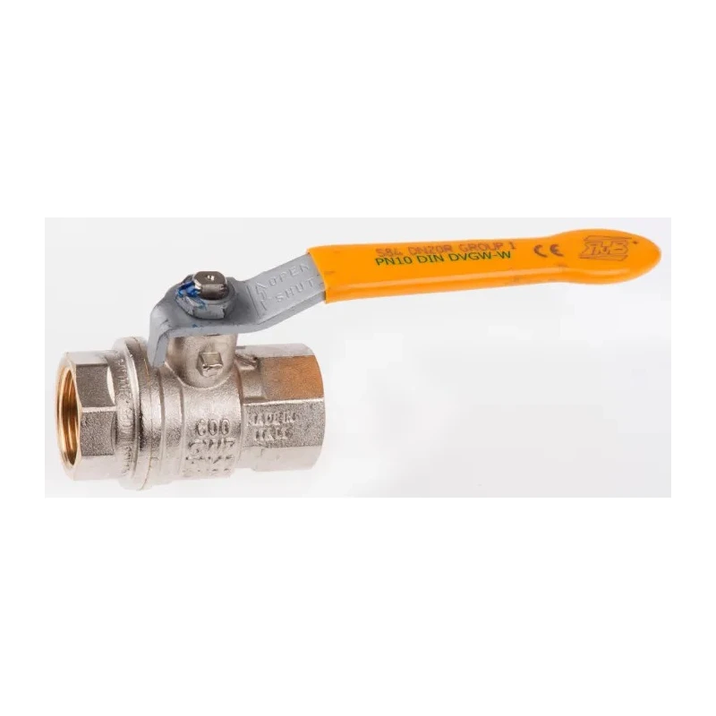 RS PRO Brass Threaded 2-Way Ball Valve BSPP 3/4 in 40 bar Pressure 170°C Operating Temperature 733-5167