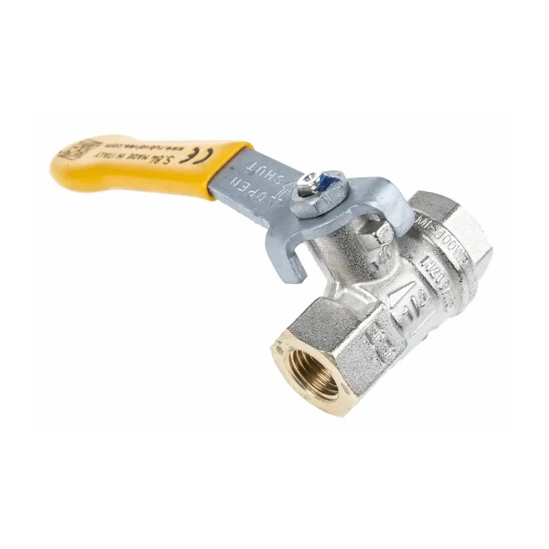 RS PRO Brass Threaded 2-Way Ball Valve BSPP 1/4 in, PVC Coated Steel Handle, 40 Bar Pressure 733-5151