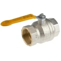 RS PRO Brass Threaded 2-Way BSPP Ball Valve 2 in, 40 bar Pressure, PVC Coated Steel Handle 733-5176