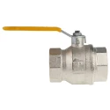 RS PRO Brass Threaded 2-Way BSPP Ball Valve 2 in, 40 bar Pressure, PVC Coated Steel Handle 733-5176