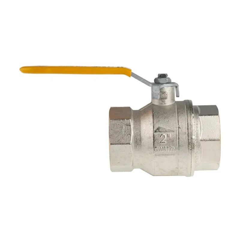 RS PRO Brass Threaded 2-Way BSPP Ball Valve 2 in, 40 bar Pressure, PVC Coated Steel Handle 733-5176