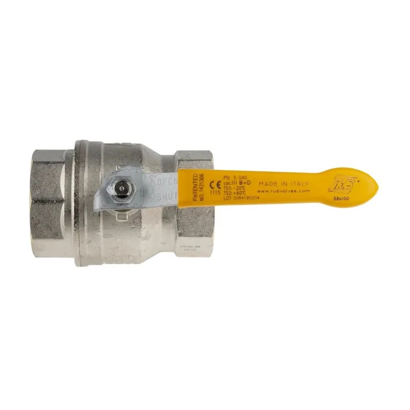RS PRO Brass Threaded 2-Way BSPP Ball Valve 2 in, 40 bar Pressure, PVC Coated Steel Handle 733-5176