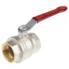 RS PRO Brass Threaded 2-Way BSPP Ball Valve 1-1/2 Inch, 40 bar Pressure, Polyvinyl Chloride Coated Steel Handle 733-5148