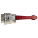 RS PRO Brass Threaded 2-Way BSPP Ball Valve 1-1/2 Inch, 40 bar Pressure, Polyvinyl Chloride Coated Steel Handle 733-5148