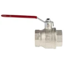 RS PRO Brass Threaded 2-Way BSPP Ball Valve 1-1/2 Inch, 40 bar Pressure, Polyvinyl Chloride Coated Steel Handle 733-5148