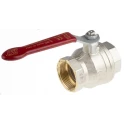 RS PRO Brass Threaded 2-Way BSPP Ball Valve 1-1/2 Inch, 40 bar Pressure, Polyvinyl Chloride Coated Steel Handle 733-5148