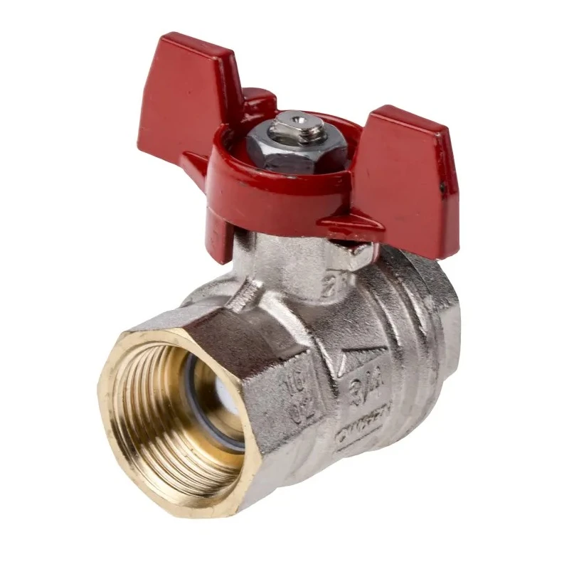 RS PRO Brass Threaded Full Port BSPP Ball Valve Female-Female 3/4 in T-Handle 150°C 600 psi 733-5209